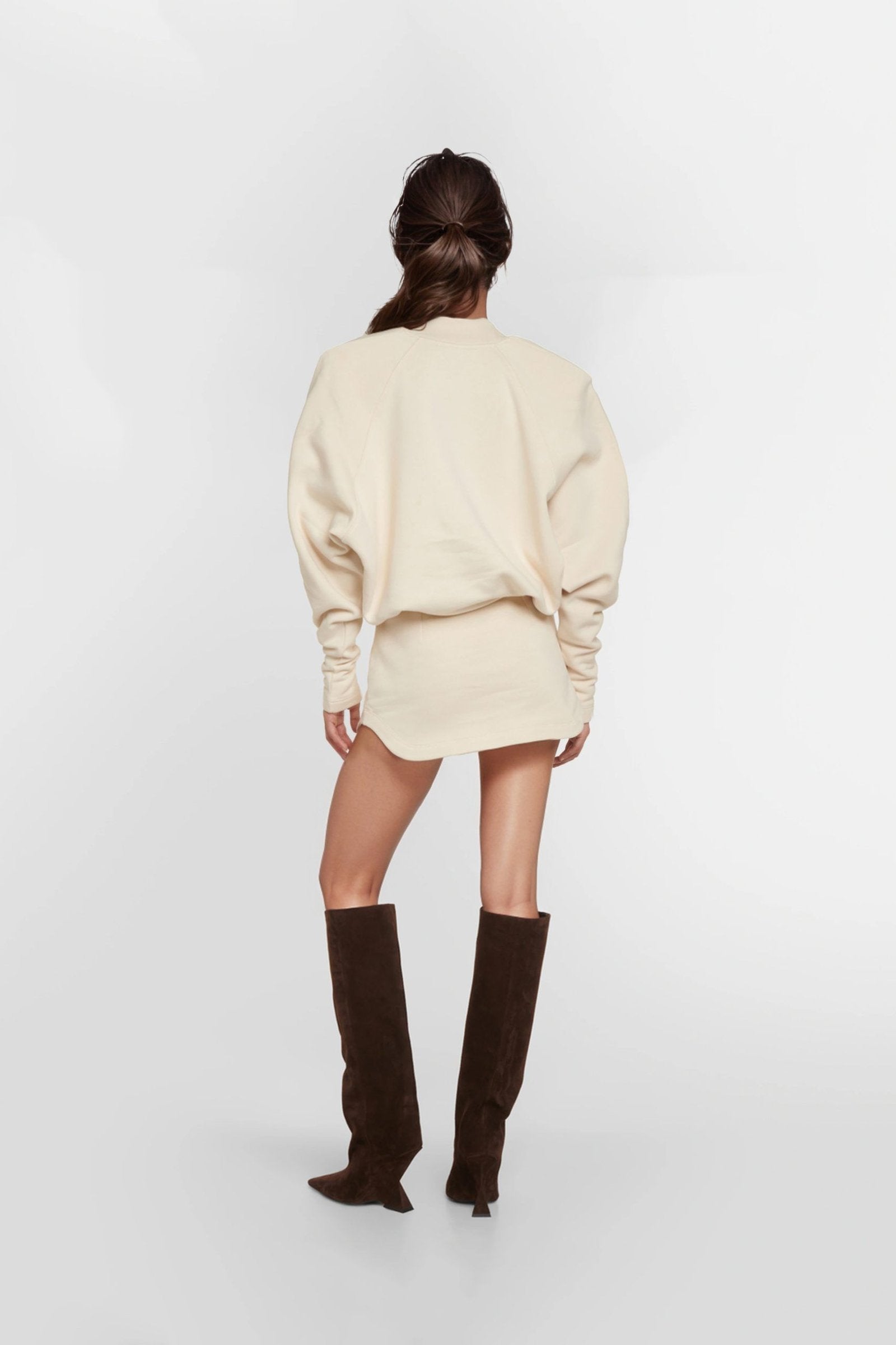 Organic Cotton Sweatshirt Dress - FELIPE ALBERNAZ