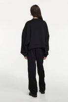 Black Oversized Sweatshirt - FELIPE ALBERNAZ