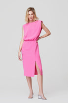 Sophisticated sleeveless dress perfect for events.