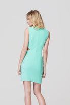 Elegant green dress designed to enhance your curves.