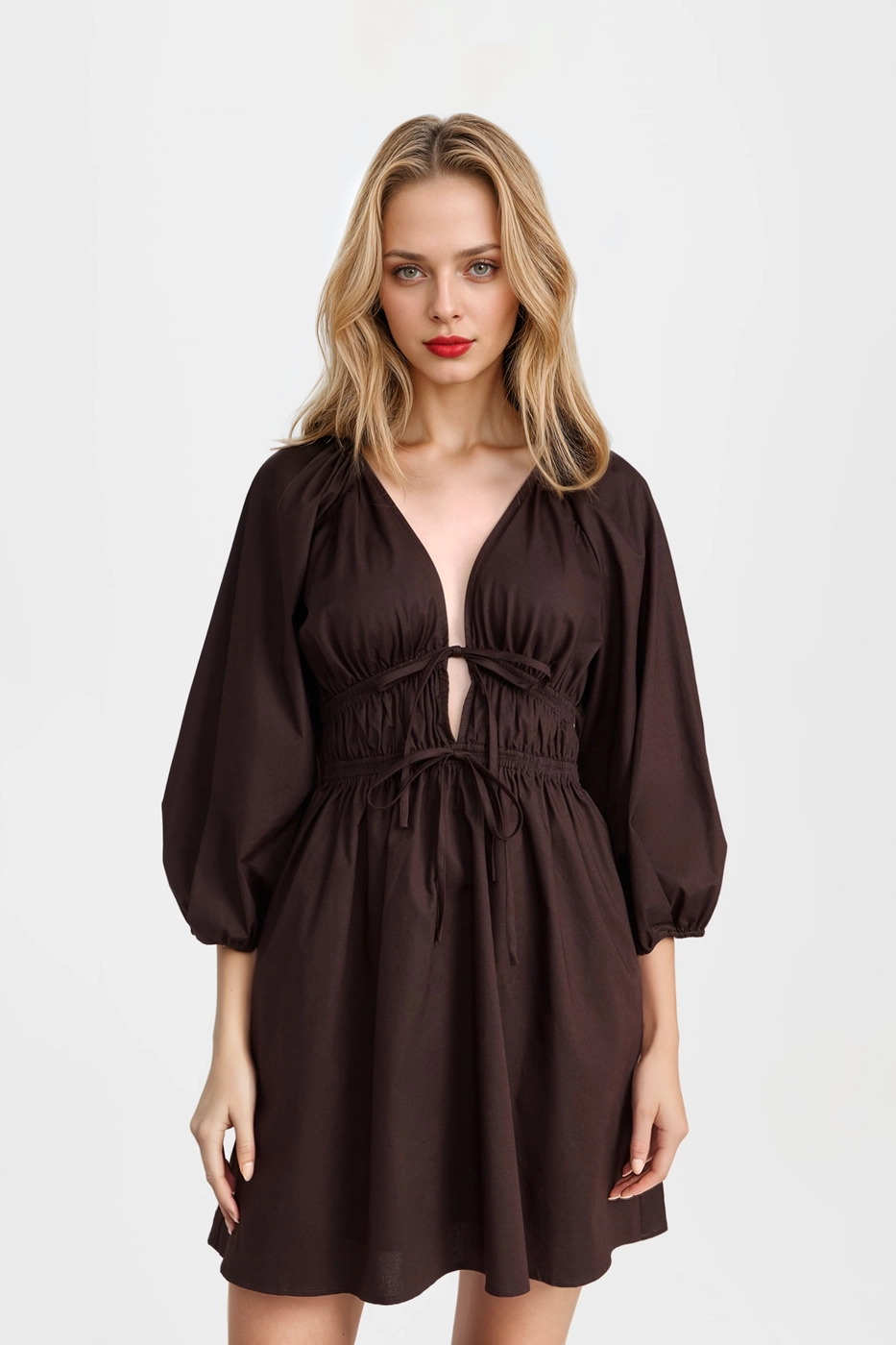 Lia ruched minidress