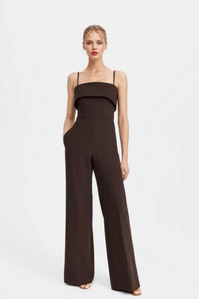 Anna folded veck sleeveless jumpsuit