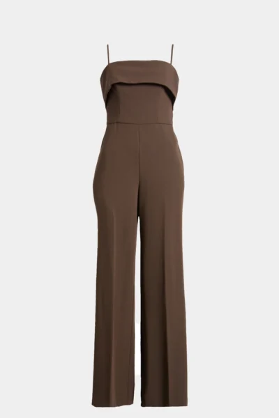 Anna folded veck sleeveless jumpsuit