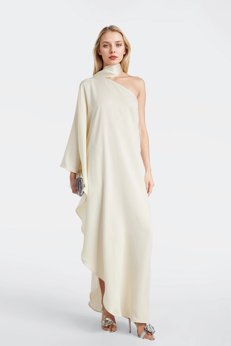 Zoey crepe cady gown